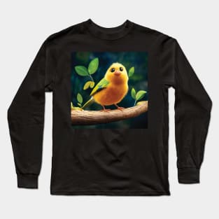 Cute Yellow Canary Long Sleeve T-Shirt